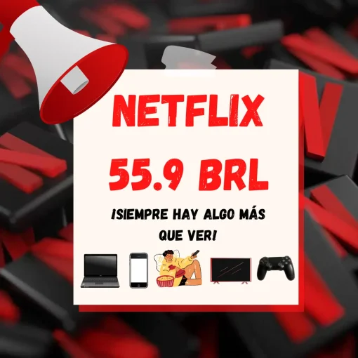 Venta Pines / Gift Card Netflix Brasil
