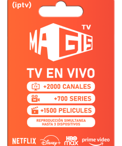 IPTV Magis Flujo Gift Card Pines Premium Streamingjm seguro