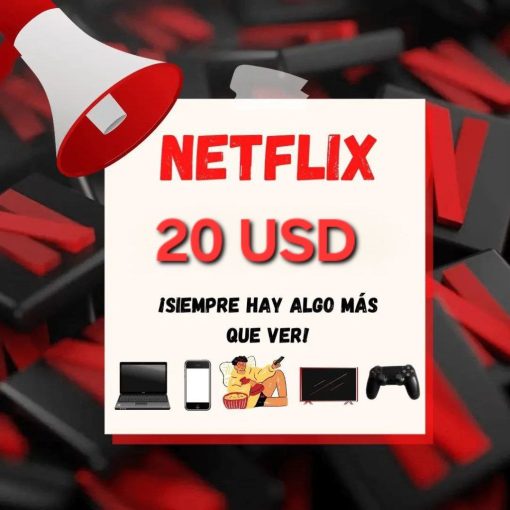 Pines / Gif Card de Netflix 20 USD