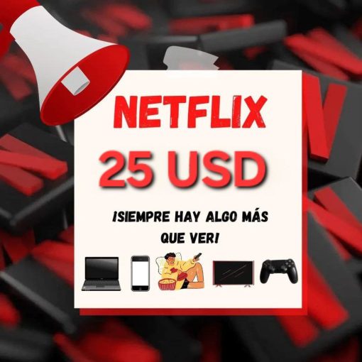 Pines / Gif Card de Netflix 25 USD